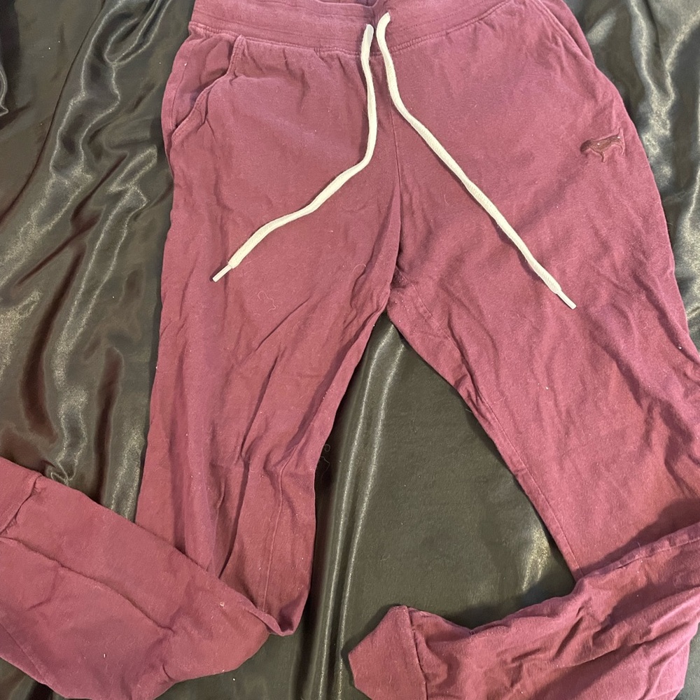 Pink Victoria’s Secret joggers